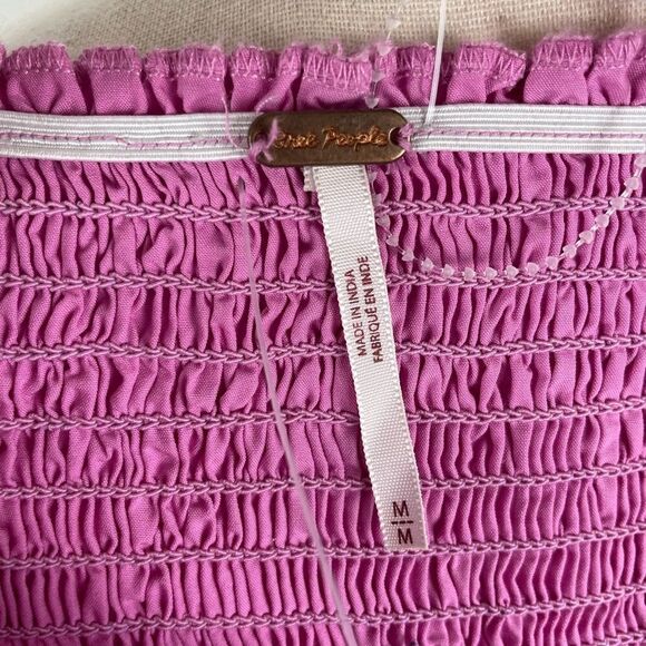 NWOT Free People Pink Midi Dress Size M - Picture 9 of 10